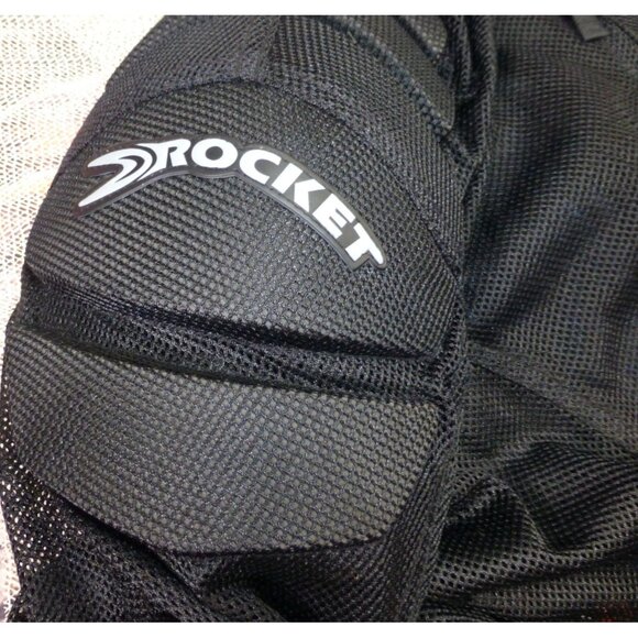 Joe Rocket Mens Small Armored Mesh Motorcycle Jacket Black - Picture 4 of 13